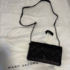 Marc Jacobs Black Quilted Crossbody Bag